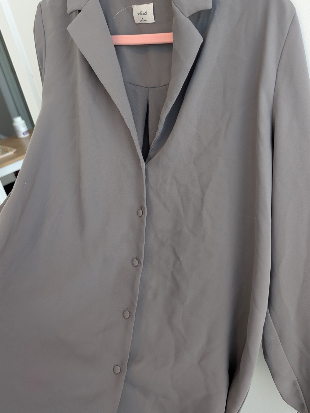 Wilfred Sage Button-Front Blouse - Picture 4 of 4